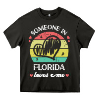 Asphalt someone in florida loves me t  shirt someone in florida loves me funny Heavy Core Tee - linhVisuals