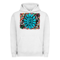 Pigment Lunar Rock cowhide and serape gemstone background Urban Hoodie - RanaPortraitStore