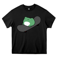 Skateboarding Frog Heavy Core Tee | Teevron