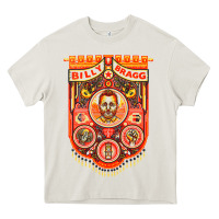 Cream billy bragg müsic Heavy Core Tee - linhVisuals