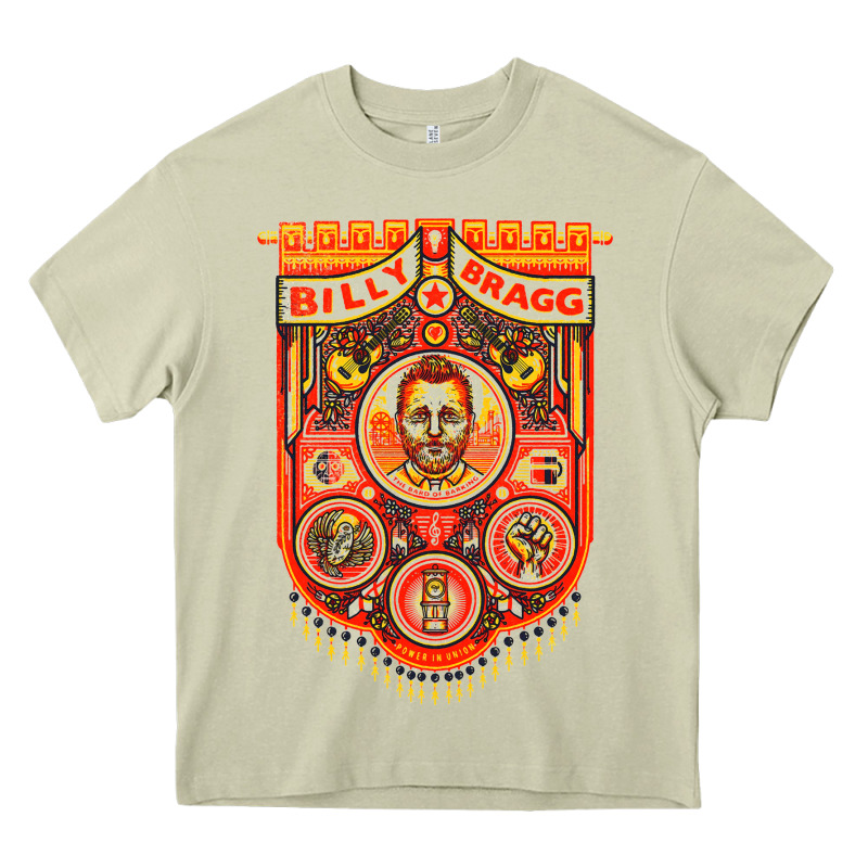 Billy Bragg Müsic Heavy Core Tee by linhVisuals | Teevron