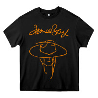 Black james bay müsic Heavy Core Tee - linhVisuals