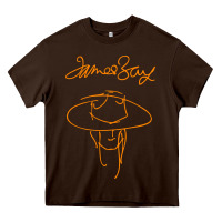 Chocolate Brown james bay müsic Heavy Core Tee - linhVisuals