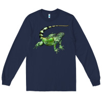 Navy İguana Long Sleeve Tee - LillyAllenDesigns