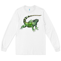 White İguana Long Sleeve Tee - LillyAllenDesigns