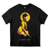 Black james bay müsic Heavy Core Tee - linhVisuals