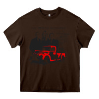 Chocolate Brown the wood brothers blues Heavy Core Tee - linhVisuals