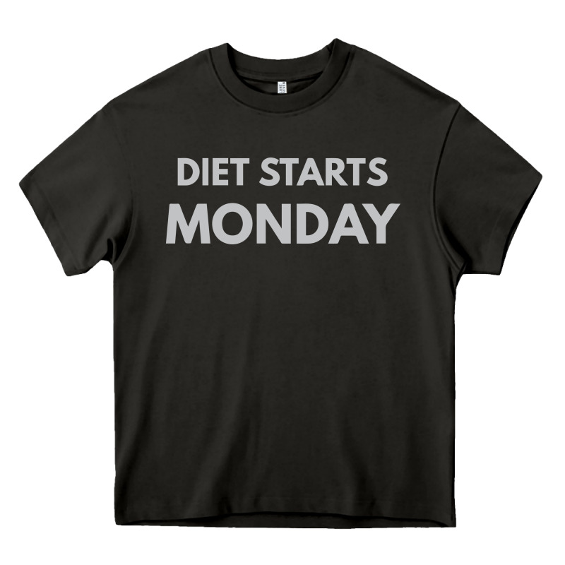 Diet Starts Monday Heavy Core Tee by linhVisuals | Teevron