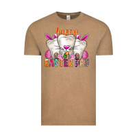 Vintage Coffee Happy Easter Vintage Tee - CowhideDigitalArt