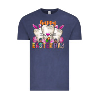 Vintage Denim Happy Easter Vintage Tee - CowhideDigitalArt