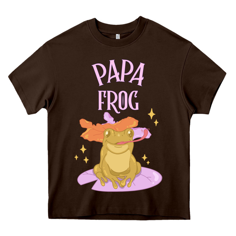 Papa Frog Heavy Core Tee by linhVisuals | Teevron
