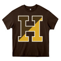 Chocolate Brown haverhill high school Heavy Core Tee - linhVisuals