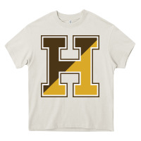 Cream haverhill high school Heavy Core Tee - linhVisuals