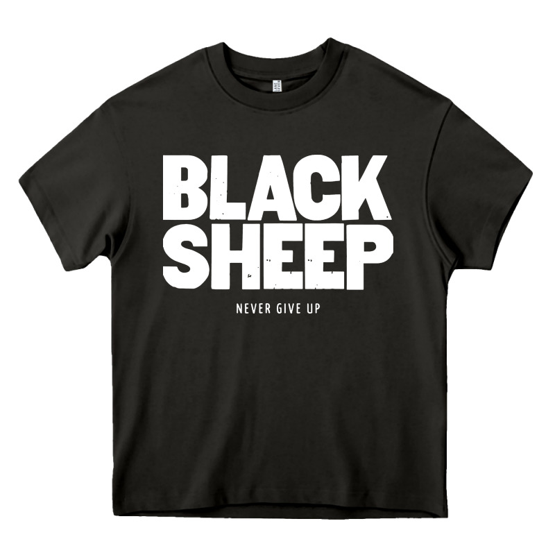 Black Sheep Heavy Core Tee by linhVisuals | Teevron