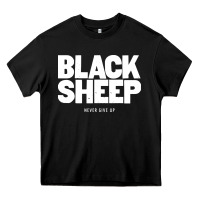 Black black sheep Heavy Core Tee - linhVisuals