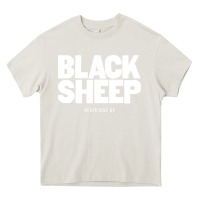 Cream black sheep Heavy Core Tee - linhVisuals