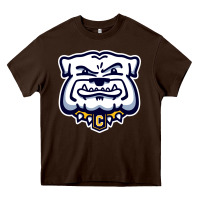 Chocolate Brown chelse bulldogs Heavy Core Tee - linhVisuals