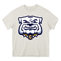 Cream chelse bulldogs Heavy Core Tee - linhVisuals