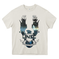Cream unsc Heavy Core Tee - linhVisuals