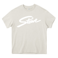 Cream Stowe Heavy Core Tee - linhVisuals