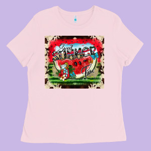 Sweet Summer Time Ladies Tee Designed By Cowhidedigitalart