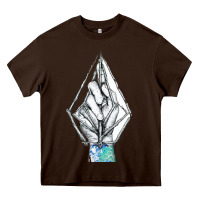 Chocolate Brown volcom Heavy Core Tee - linhVisuals