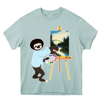 Arona bob sloth Heavy Core Tee - linhVisuals