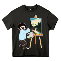 Asphalt bob sloth Heavy Core Tee - linhVisuals