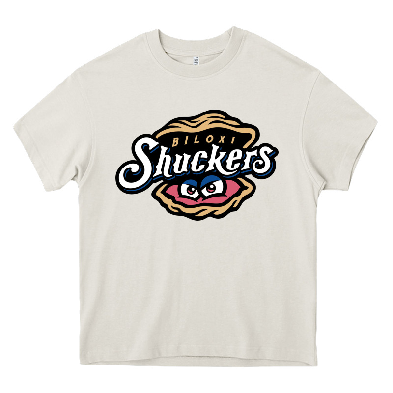 Biloxi Shuckers Heavy Core Tee by linhVisuals | Teevron