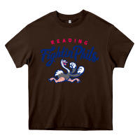 Chocolate Brown reading fightin phils Heavy Core Tee - linhVisuals