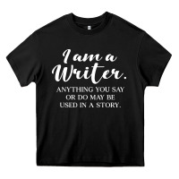 I Am A Writer Heavy Core Tee | Teevron