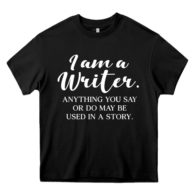 I Am A Writer Heavy Core Tee by linhVisuals | Teevron