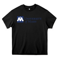 Black University of Mary, Apparel Heavy Core Tee - linhVisuals