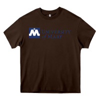 Chocolate Brown University of Mary, Apparel Heavy Core Tee - linhVisuals