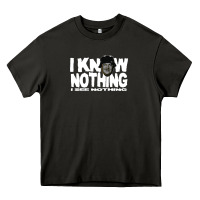 Asphalt i know nothing Heavy Core Tee - linhVisuals