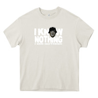 Cream i know nothing Heavy Core Tee - linhVisuals