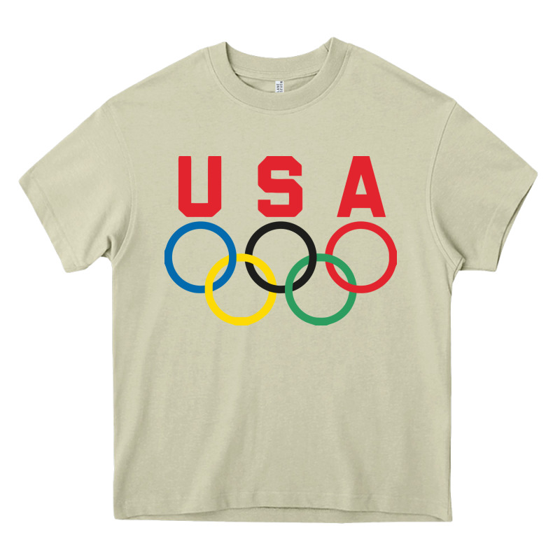 Olympic Rings Heavy Core Tee by linhVisuals | Teevron