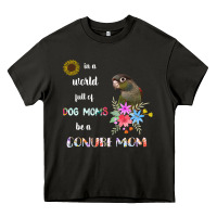 Asphalt funny be a green cheek conure parrot bird mom mother sweatshirt Heavy Core Tee - linhVisuals