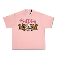 Salmon Bulldog Mom Urban Heavy Tee - Jasminsmagicworld