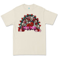 Bone skull xoxo rainbow valentine's day Premium Tee - FaDigitalArtStudio