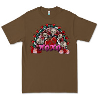 Cacao skull xoxo rainbow valentine's day Premium Tee - FaDigitalArtStudio