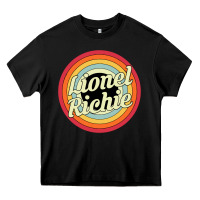 Black lionel richie Heavy Core Tee - linhVisuals