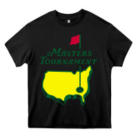 Black MASTERS TOURNAMENT GOLF Heavy Core Tee - linhVisuals
