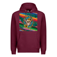 Burgundy western baby goat Premium Hoodie - BarkalooDesign