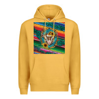 Mustard western baby goat Premium Hoodie - BarkalooDesign