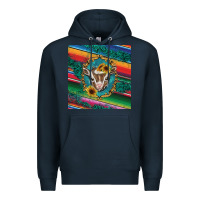 Navy western baby goat Premium Hoodie - BarkalooDesign