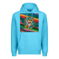 Ocean Blue western baby goat Premium Hoodie - BarkalooDesign