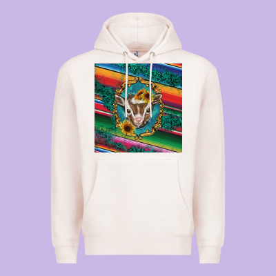 Western Baby Goat Premium Hoodie Designed By Barkaloodesign