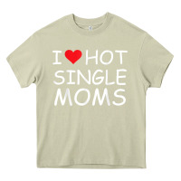 Mossy i love hot single moms tee red heart hot mother milf mommy t shirt Heavy Core Tee - linhVisuals