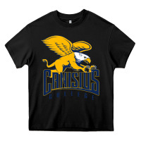 Black canisius golden griffins Heavy Core Tee - linhVisuals